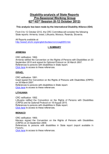 IDA`s disability analysis of those State reports