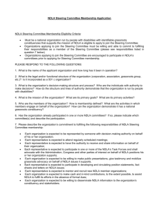 NDLA Steering Committee Membership Application