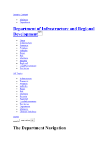 DOC - Department of Infrastructure and Regional Development