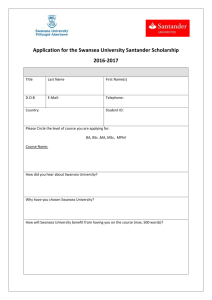 Santander Scholarship Form