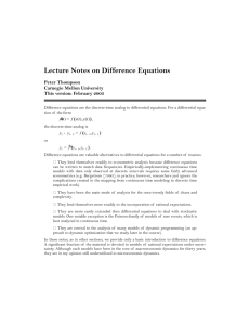 difference_equations - Andrew.cmu.edu