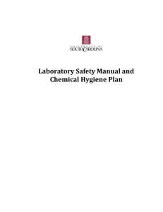 Chemical Hygiene Plan (CHP) Template