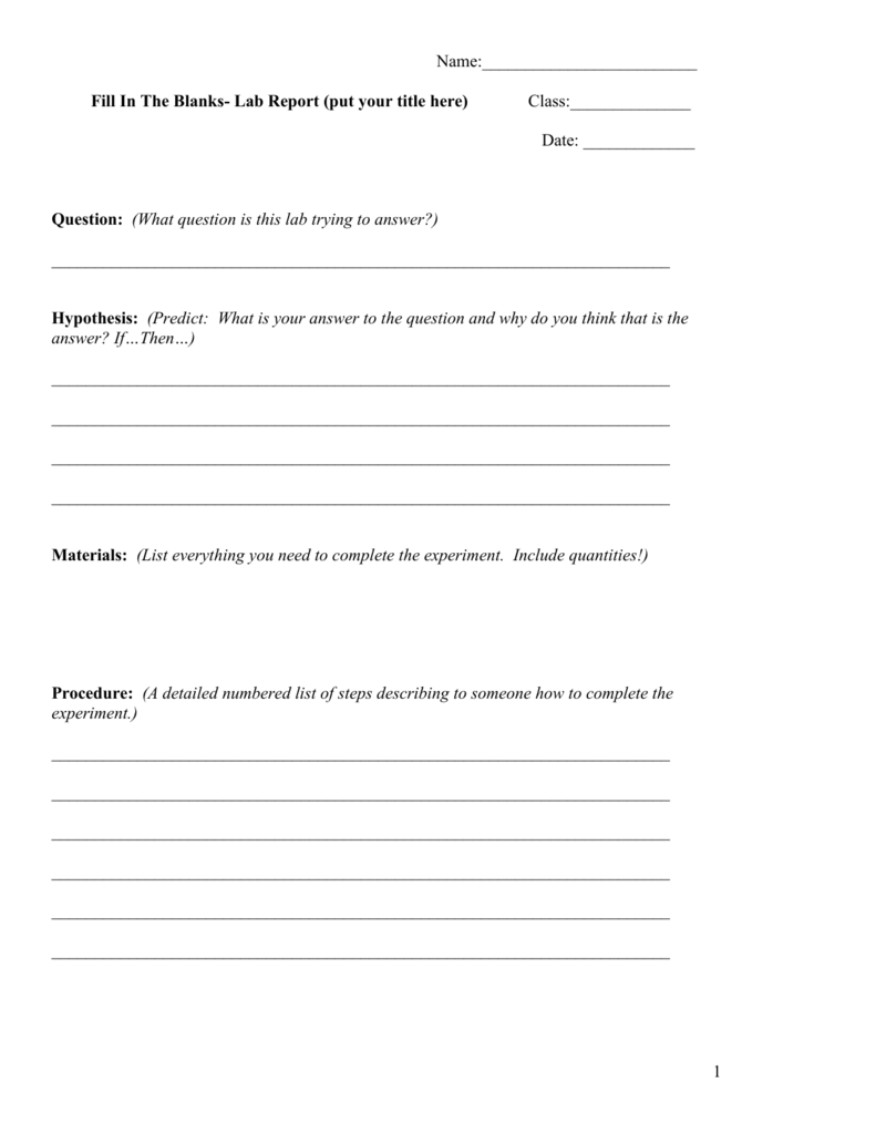 Rough Draft Outline Template