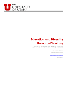 Education and Diversity Resource Directory