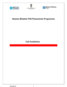 Call Guidelines - British Council