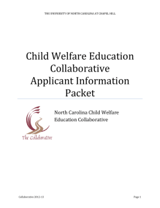 Child Welfare Scholar Orientation Packet