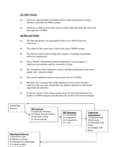 The HRM Models