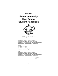 PCHSHandbook 1415 - Polo School District 222