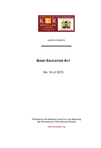 Basic Education Act