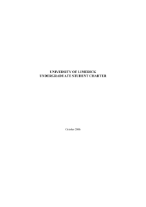 Undergraduate Student Charter