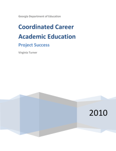 Coordinated Career Academic Education