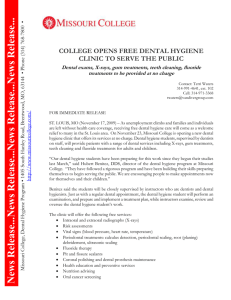 Missouri College - Dental Hygiene Program