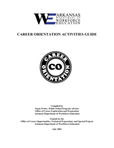 career orientation activities guide