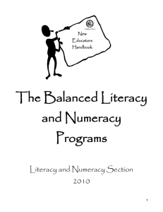 The Balanced Literacy Program