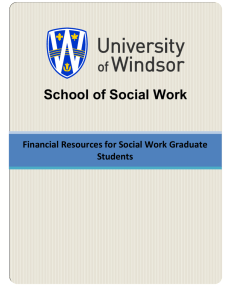 Financial Resources for Social Work Graduate Students