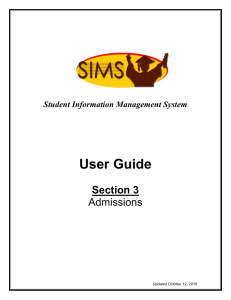 Admissions Applications Process - University of Maryland, Baltimore