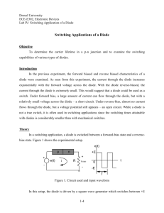 Switching Applications of a Diode
