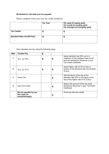 You can use this worksheet to calculate your tax payable