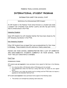 international student program - Pembina Trails School Division