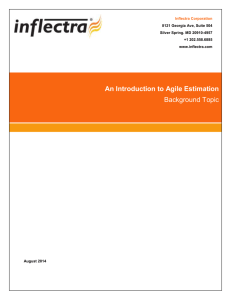 An Introduction to Agile Estimation