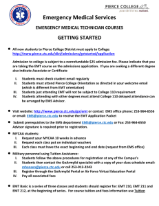 Emergency Medical Services EMERGENCY MEDICAL