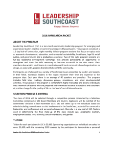 application form - Leadership Southcoast