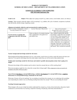 Sample Letter to Parents Regarding Instruction Provided by Non