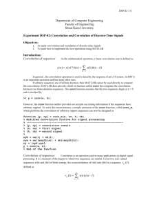 Lab DSP02 - Department of Computer Engineering
