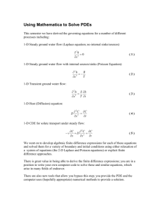 Derivation of Convection Dispersion Equation for Porous Media