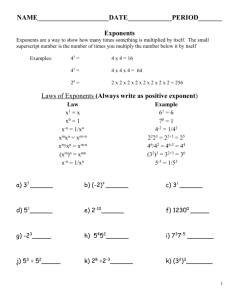 Scientific Notation Study Guide