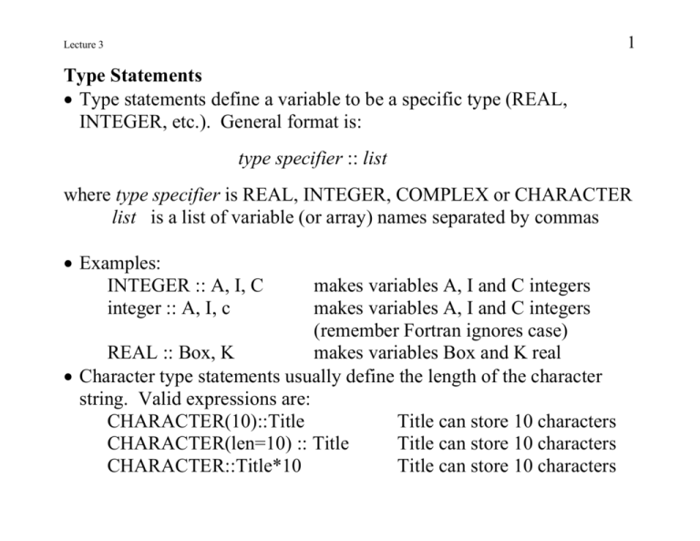 Fortran Formula Tranlastion