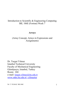 Arrays