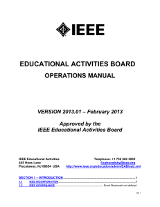 Educational Activities Board Operations Manual