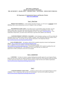 the advisement - graduation – certification