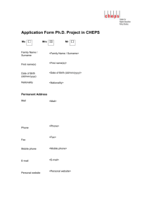 Application Form Ph