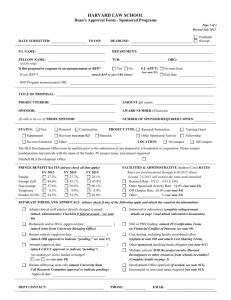 Dean`s Approval Form