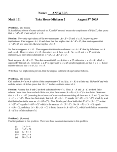 solution guide - Harvard Mathematics Department : Home page