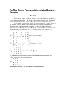 The Most General Transverse to Longitudinal Emittance Exchanger