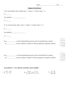Polynomial Word Problems – Notes
