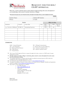 Request for Course Approval