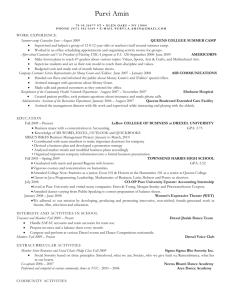 Resume Wizard - Drexel University
