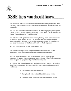 NSBE Fact Sheet