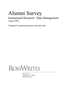 Alumni Survey