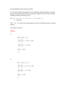 Joint probability density function problem