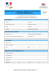 Neemrana scholarship Application form