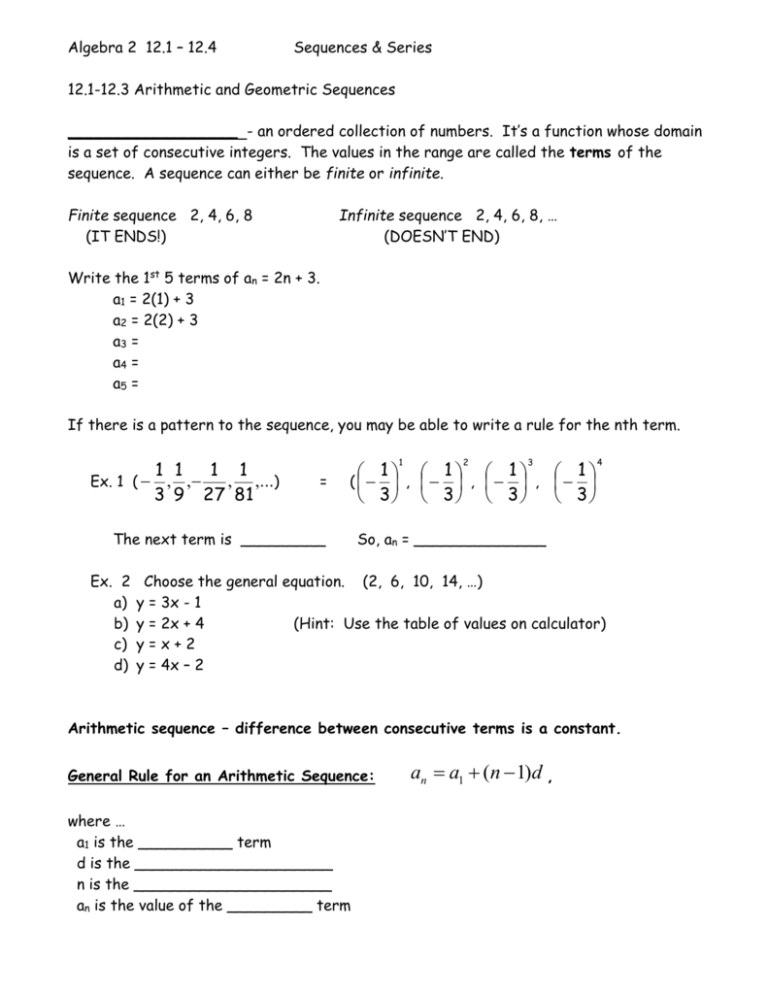 12-1-arithmetic-sequences-and-series-answers-semanario-worksheet-for-student