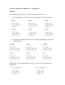 Answers to Homework Assignment #1