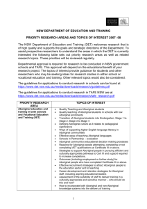 Priority Research Areas and Topics of interest 2007-08