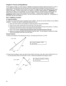 Chapter 7: Static Equilibrium and more with vectors