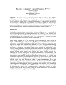 SVM Tutorial - The School of Electrical Engineering and Computer